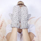 Ladies Knitted Chunky Cable Knit Winter Mittens in Grey Marble